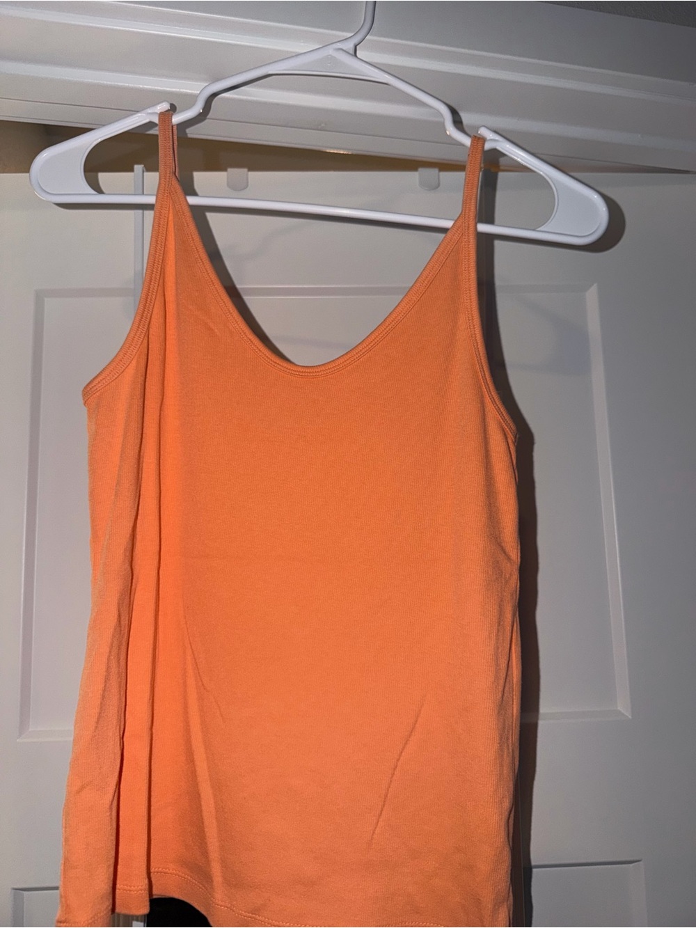 Universal Thread Orange V-Neck Slim-Strap Tank